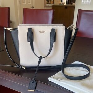 Kate Spade Black and Cream Crossbody Bag